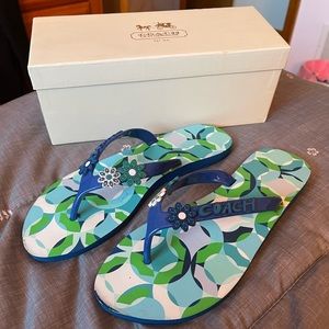 Coach Kerrie Jelly Flip Flops